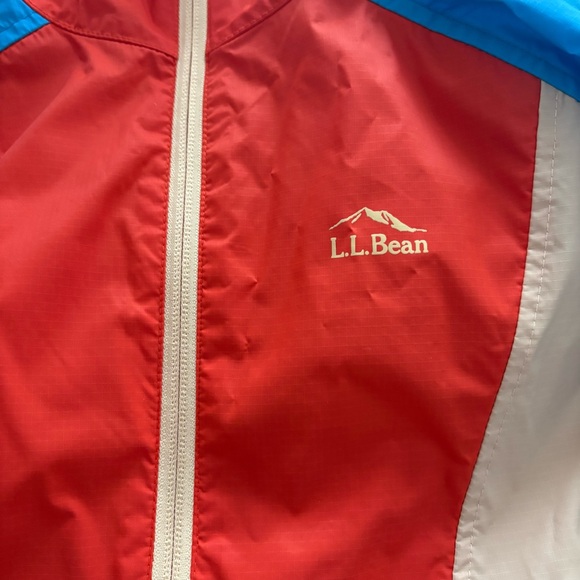 L.L. Bean Kids Colorblock Raincoat Size L 14-16 - Picture 3 of 5